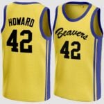Scott Howard #42 Beavers Teen Wolf Basketball Jersey