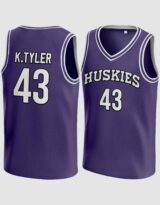 Kenny Tyler #43 6th Man Huskies Basketball Jersey