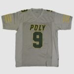 JuJu Smith-Schuster #9 Gray High School Football Jersey