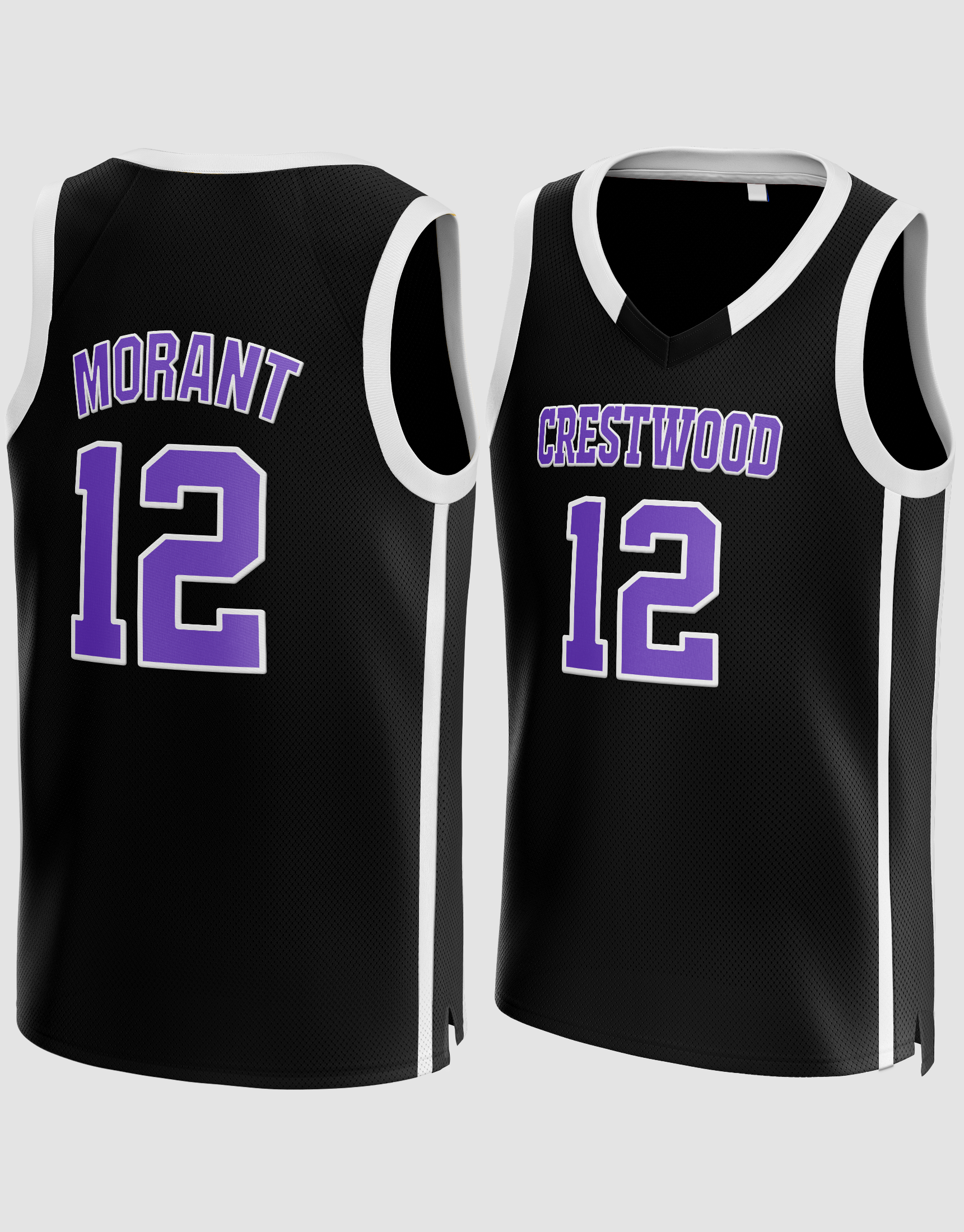 Ja Morant #12 Crestwood High School Knights Basketball Jersey – 99Jersey®:  Your Ultimate Destination for Unique Jerseys, Shorts, and More