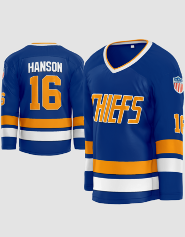 Jack Hanson #16 Charlestown Chiefs Hockey Jersey