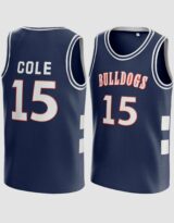 J Cole Bulldogs #15 High School Basketball Jersey
