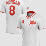 Joe Morgan #8 Reds Retro Baseball Jersey