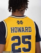 Juwan Howard #25 Michigan Fab Five Basketball Jersey