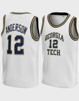 Kenny Anderson #12 Georgia Tech College Jersey