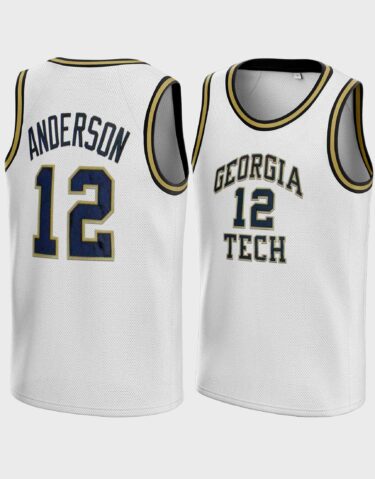 Kenny Anderson #12 Georgia Tech College Jersey