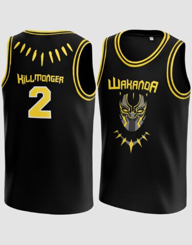 Killmonger #2 Wakanda Black Panther Basketball Jersey