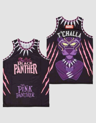 T'Challa aka the Black Panther Basketball Jersey