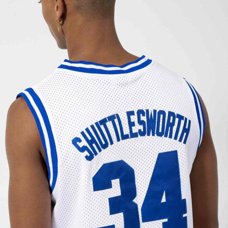 Legit White Jesus Shuttlesworth #34 Lincoln Basketball Jersey