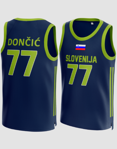 Luka Dončić  #77 Slovenian Basketball Jersey