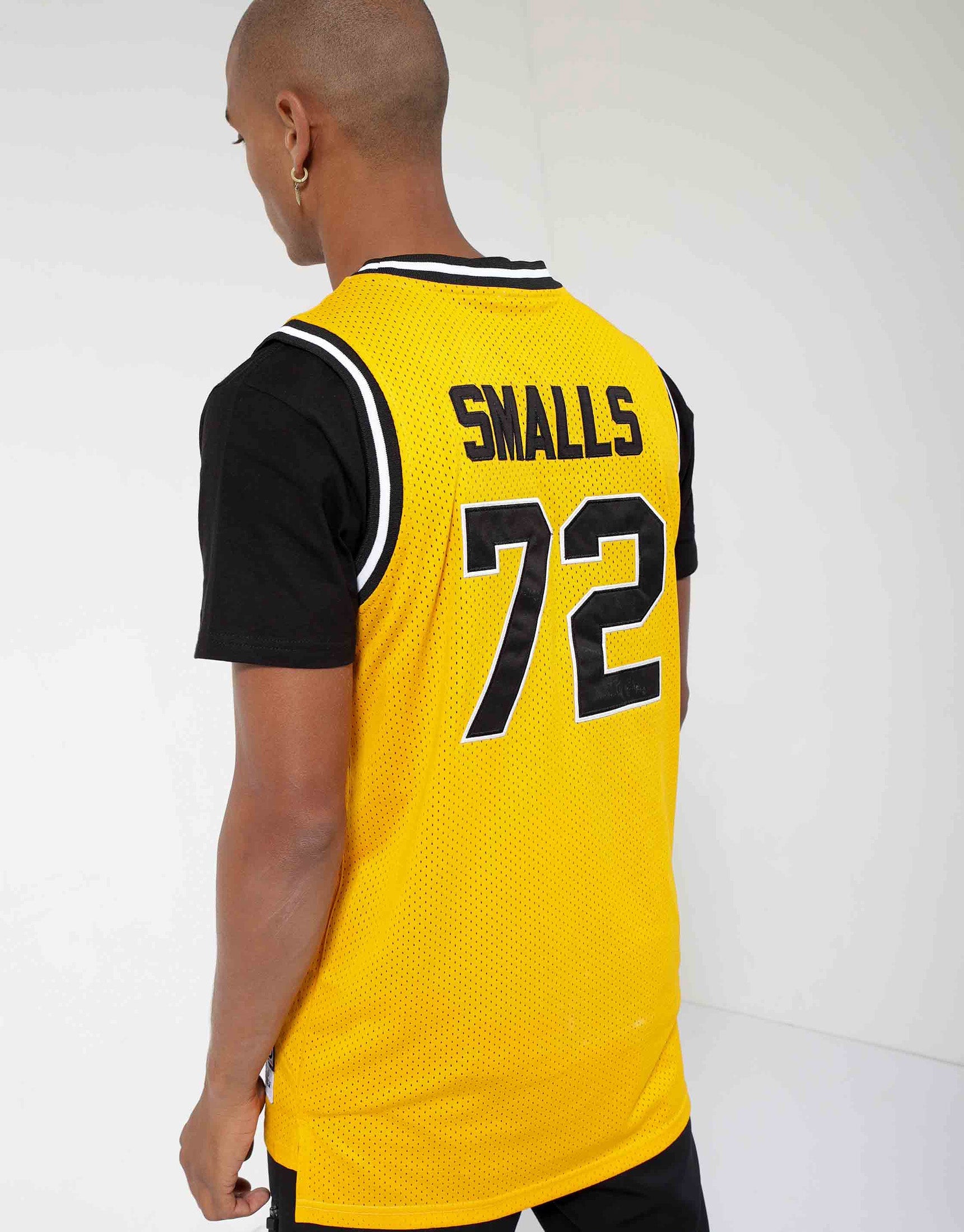  AIFFEE 'BadBoy' #72 Smalls Basketball Jersey S-XXXL Yellow, 90S  Hip Hop Clothing for Party, Stitched Letters and Numbers : Clothing, Shoes