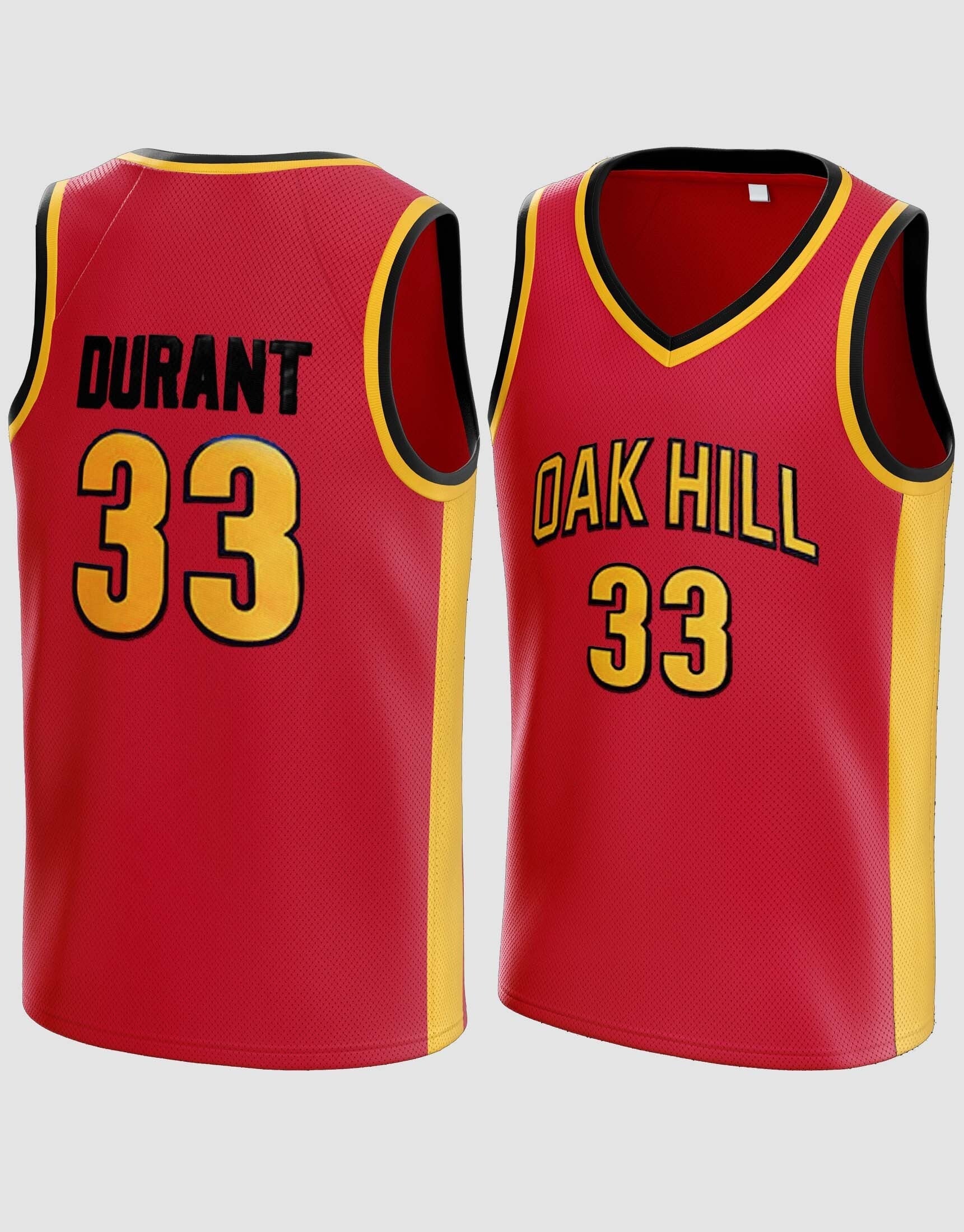 High School Basketball Jersey Kevin Durant #3 All American White