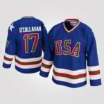 Jack O'Callahan #17 Miracle USA Hockey Jersey
