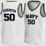 David Robinson #50 Naval Academy Basketball Jersey