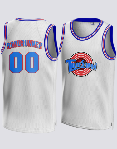 Roadrunner #00 Space Jam Tune Squad Basketball Jersey