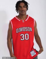 Stephen Curry #30 Davidson Red Basketball Jersey