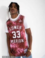 Kobe Bryant #33 Lower Merion Tie-Dye Edition High School Jersey
