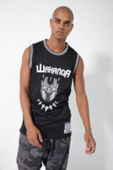 T’Challa #1 Wakanda Black Panther Basketball Jersey