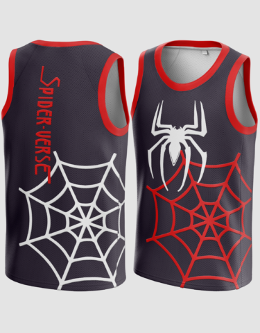 Spider-man into the Spider-Verse Basketball Jersey