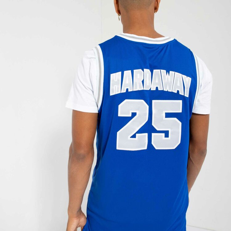 Throwback Jersey of Penny Hardaway #25 College Basketball Jersey Blue