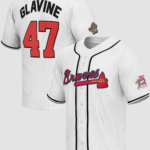 Tom Glavine #47 Braves Baseball Jersey