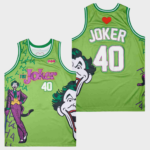 Joker Supervillain #40 Retro Basketball Jersey