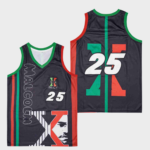 Malcolm X #25 Power Basketball Jersey