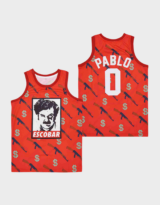 Pablo Escobar #0 Take Over Basketball Jersey
