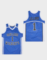 Damian Lillard #1 Oakland Wildcats Basketball Jersey