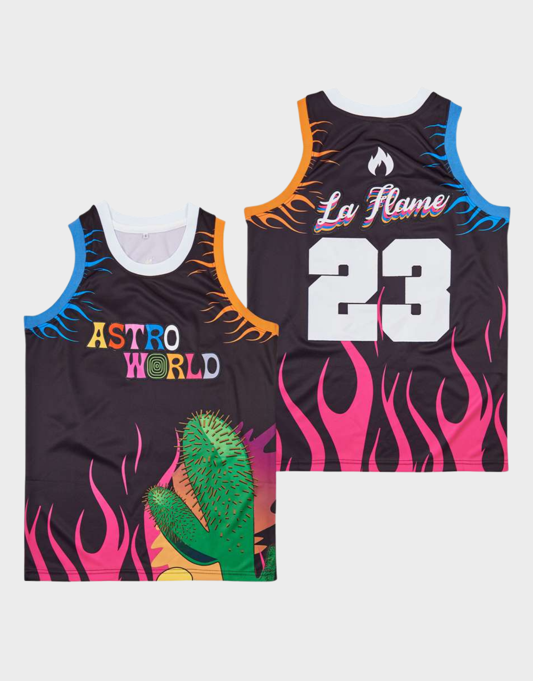 La Fame #23 Astroworld Festival Basketball Jersey – 99Jersey®: Your  Ultimate Destination for Unique Jerseys, Shorts, and More