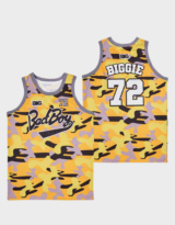 Bad Boy Biggie #72 Camo Basketball Jersey