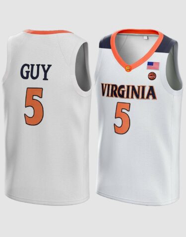 Virginia Cavaliers Guy #5 2019 Basketball Jersey