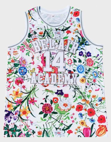 Bel-Air Academy #14 Floral Basketball Jersey