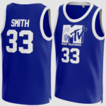 Will Smith #33 MTV Blue Basketball Jersey