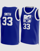 Will Smith #33 MTV Blue Basketball Jersey