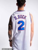 Daffy Duck #2 Space Jam Tune Squad Basketball Jersey