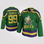 YOUTH Adam Banks #99 Mighty Ducks Hockey Jersey