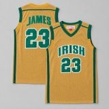 LeBron James #23 Fighting Irish Basketball Jersey