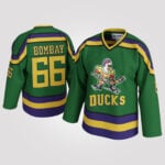 YOUTH Gordon Bombay #66 Mighty Ducks Hockey Jersey