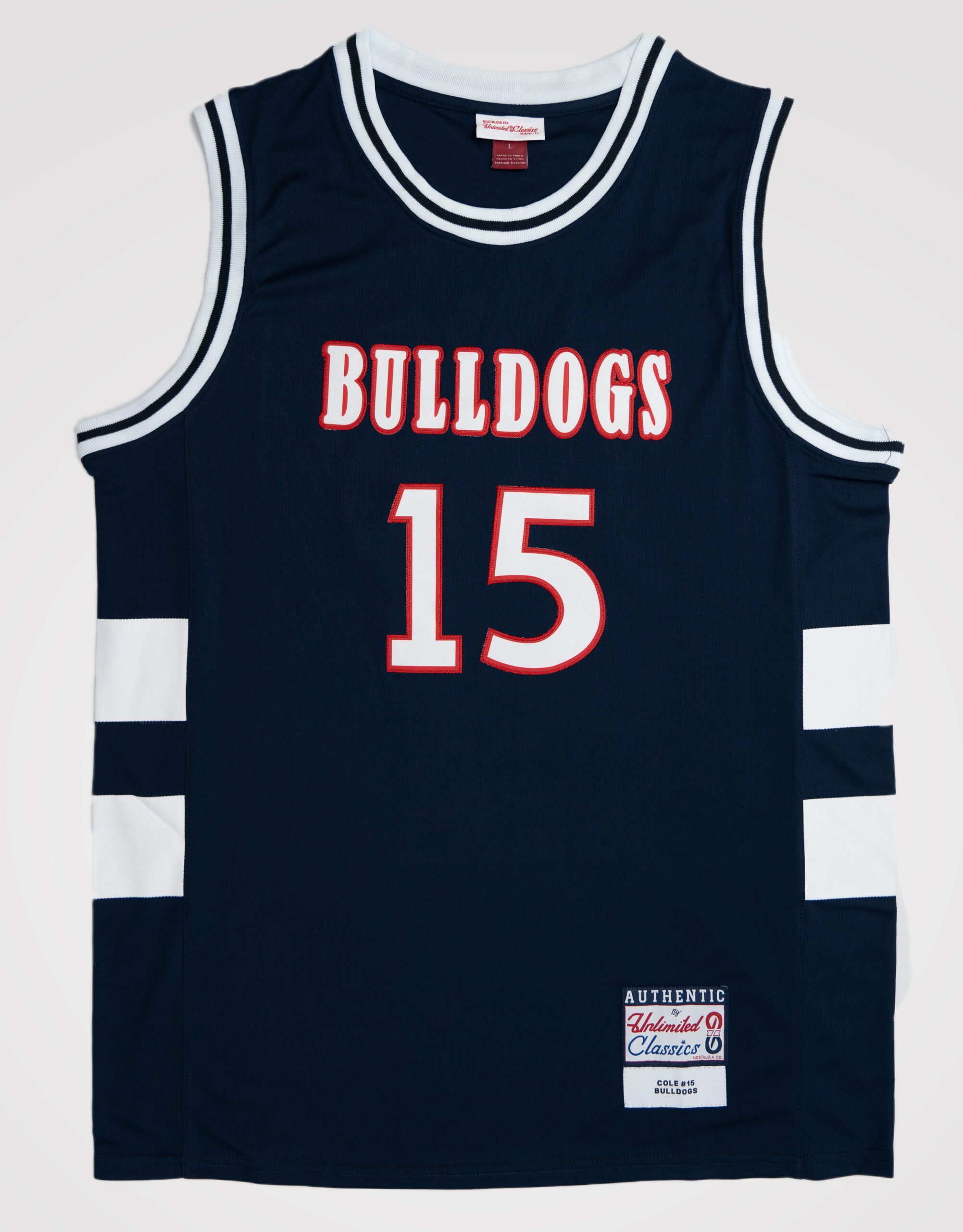 J. Cole Bulldogs #15 High School Basketball Jersey