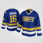 Jack Hanson #16 Charlestown Chiefs Hockey Jersey