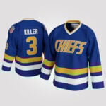 Dave 'Killer' Carlson #3 Slap Shot Charlestown Jersey