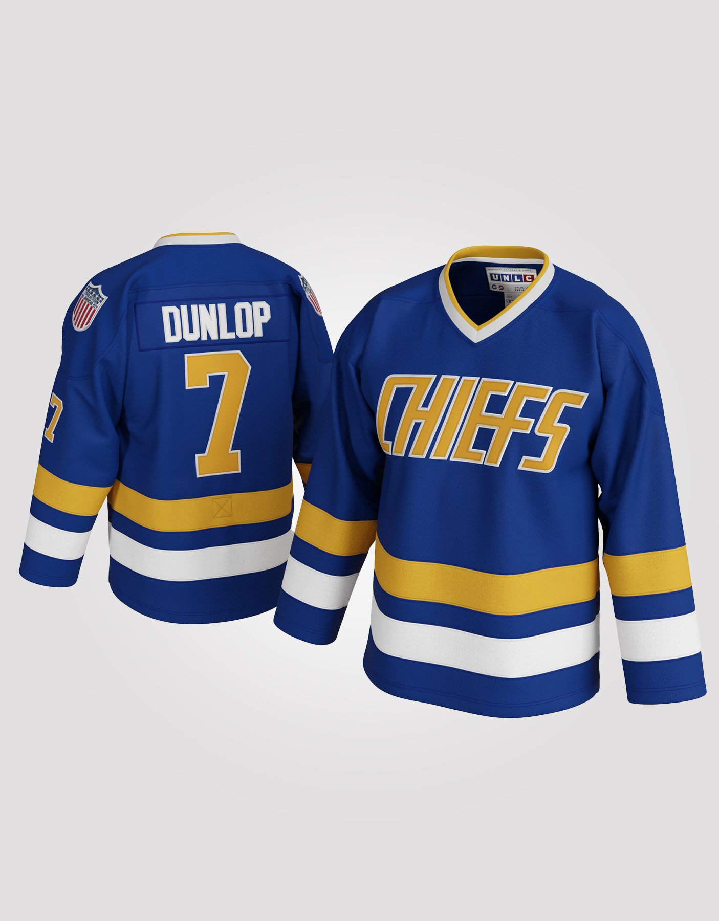 Reggie Dunlop #7 Slap Shot Chiefs Hockey Jersey 99Jersey Where