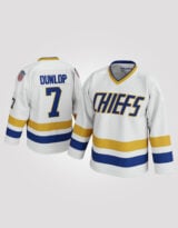 Reggie Dunlop #7 Slap Shot Chiefs Hockey Jersey