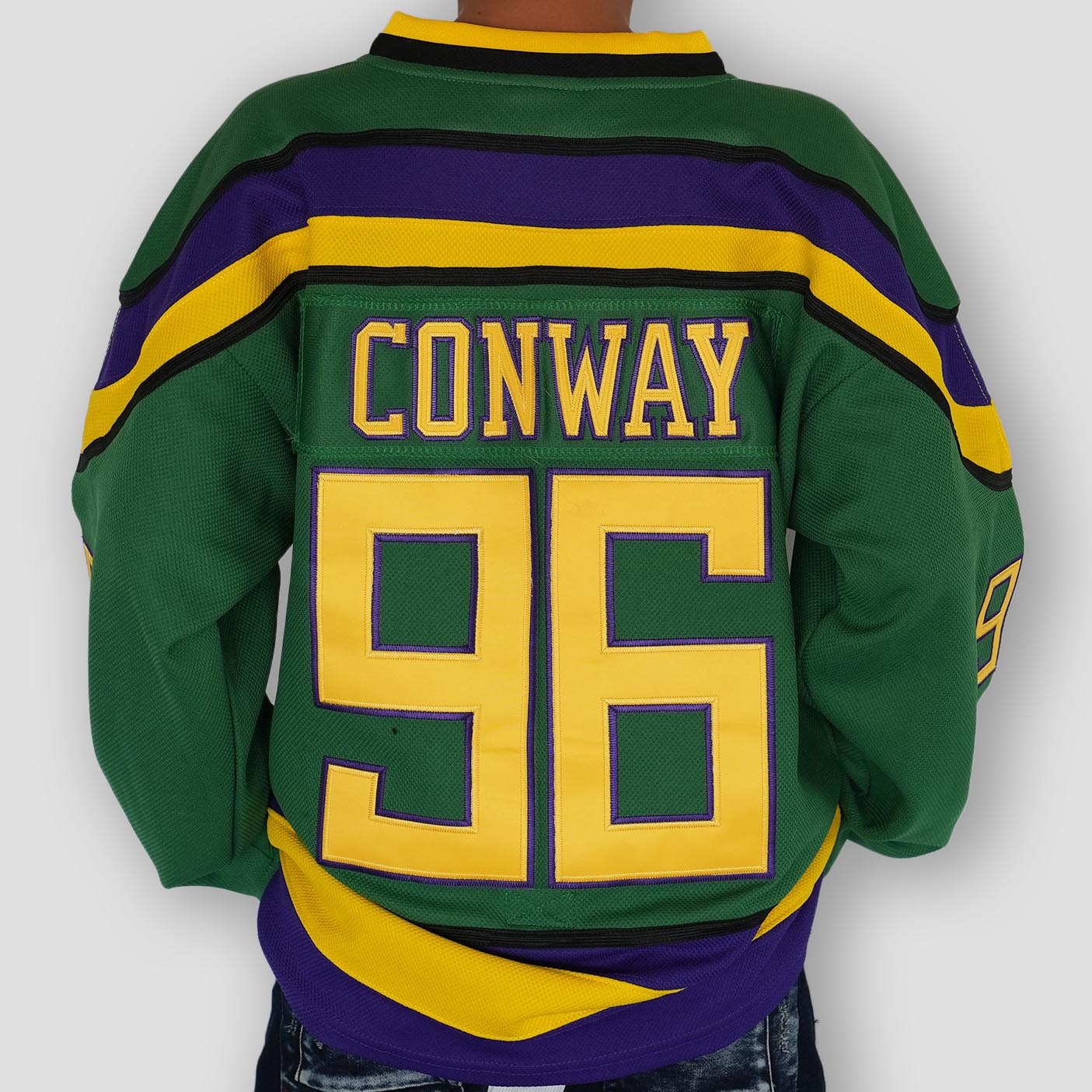 YOUTH Charlie Conway #96 Mighty Ducks Hockey Jersey