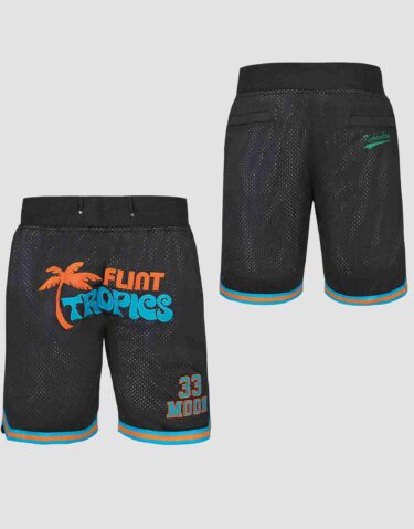 Flint Tropics Semi Pro Moon #33 Basketball Shorts