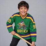 YOUTH Adam Banks #99 Mighty Ducks Hockey Jersey