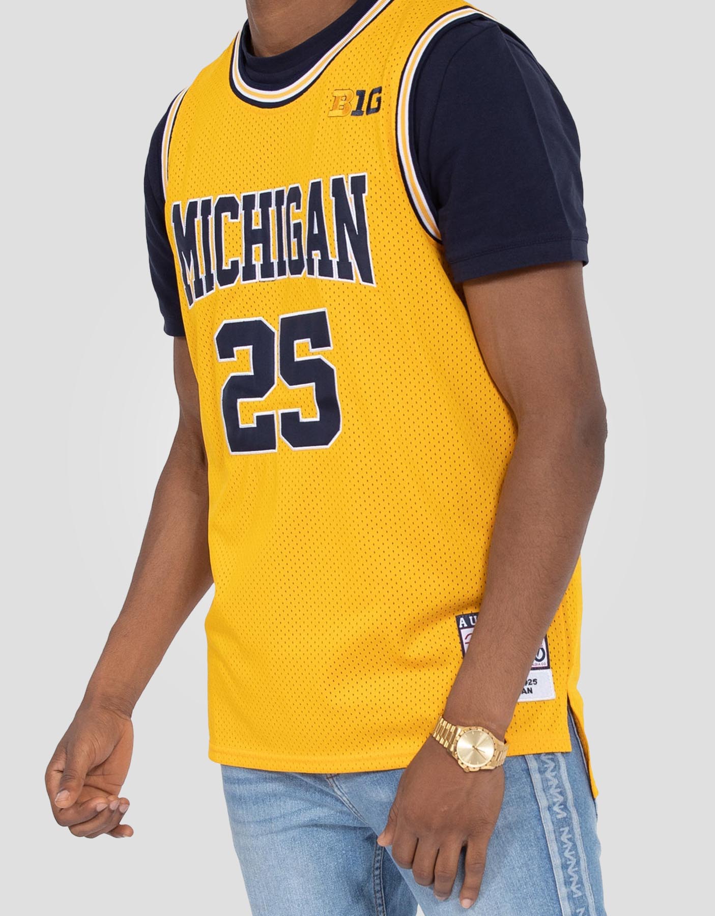Juwan Howard #25 Michigan Fab Five Basketball Jersey