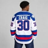 Jim Craig #30 Miracle Team USA Hockey Jersey