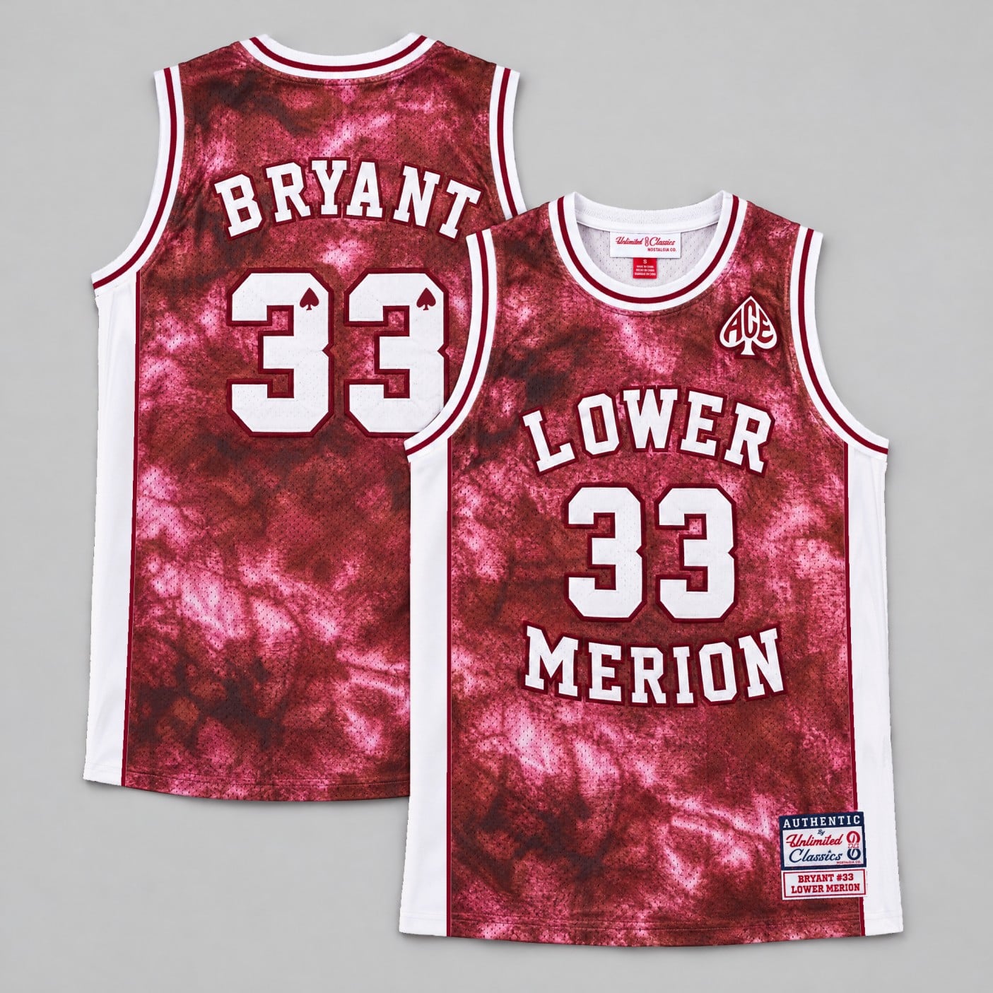 Kobe Bryant #33 Lower Merion Tie-Dye Edition High School Jersey